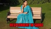 Sapna Choudhary looks resplendent in shiny ruffle saree, checkout pictures