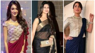 Saree Lovers! Erica Fernandes, Divyanka Tripathi And Hina Khan’s Awesome Saree Blouse Designs