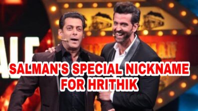 Secret Revealed: With What Nickname Does Salman Khan Call Hrithik Roshan?