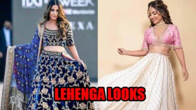 See Head Turning Lehenga Looks Of Hina Khan