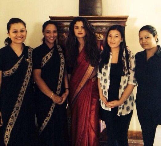 Have You Seen Selena Gomez In Indian Saree? Check Out Pictures  - 3