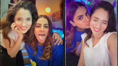 Girls Wanna Have Fun: Shraddha Arya and Ankita Lokhande enjoy wild moment together, photo goes viral