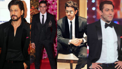 Shah Rukh Khan Vs Akshay Kumar Vs Salman Khan Vs Hrithik Roshan: Which superstar looks hottest in black formal suit? Vote now