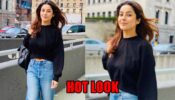 Shehnaaz Gill shares hot look in black top and denim