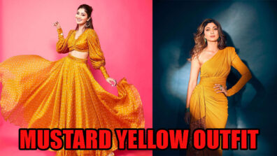 Shilpa Shetty Looks Bright In Mustard Yellow Outfit, See Picture