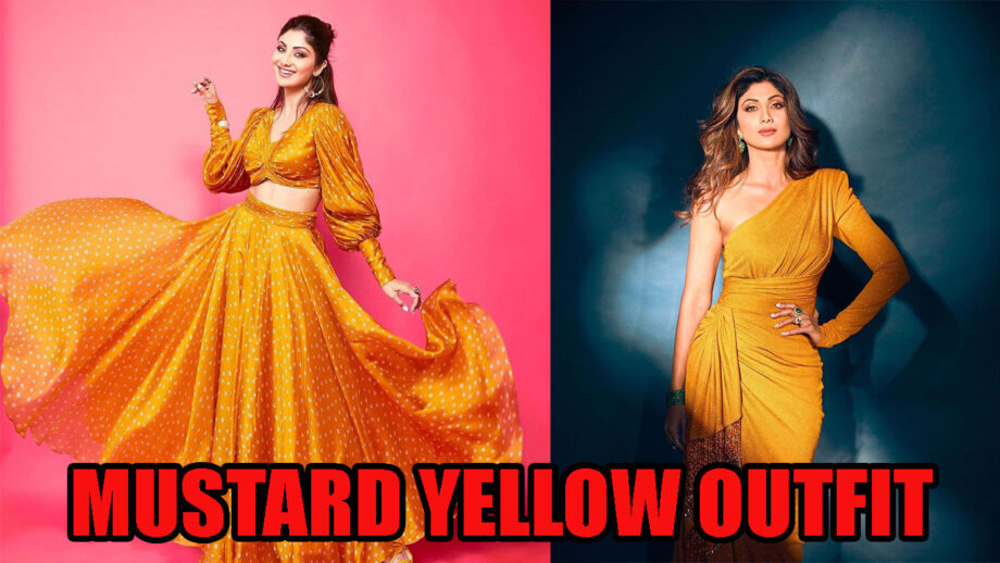 Shilpa Shetty Looks Bright In Mustard Yellow Outfit, See Picture 351541