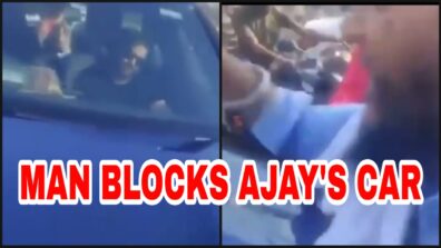 SHOCKING FOOTAGE: Ajay Devgn’s car blocked by man in Mumbai road, asks him to comment on farmers’ protest