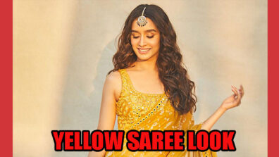 Shraddha Kapoor’s yellow saree look can be your choice for festivals, have a look