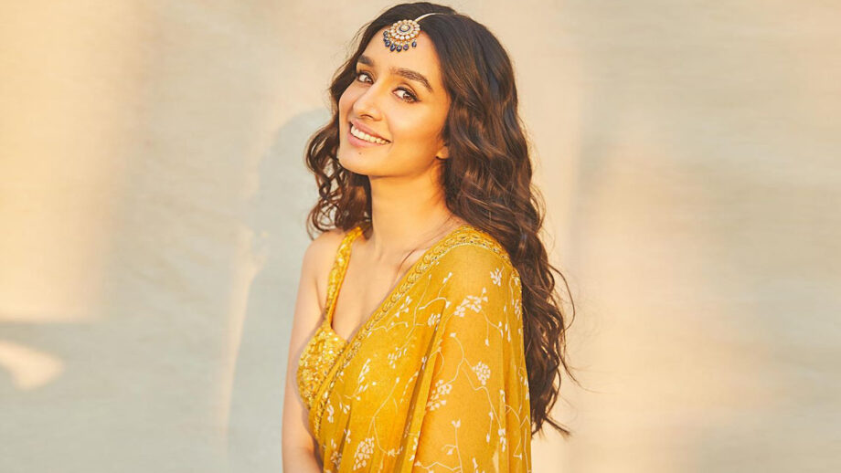 Shraddha Kapoor’s yellow saree look can be your choice for festivals, have a look - 0