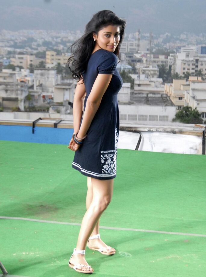 Shriya Saran’s Hot Looks In Mini Dresses, See Pictures - 1