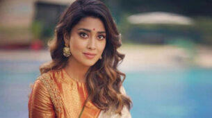 Shriya Saran Looks Pretty In Black Rib-Knit Outfit, See Picture