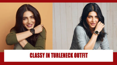 Shruti Haasan Gives Classy Looks In Turtleneck Outfit