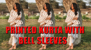 Simple Yet Pretty Looks Of Sonakshi Sinha In Printed Kurta With Bell Sleeves, See Here