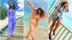 Sneak peek at Hina Khan’s gorgeous looks from the Maldives