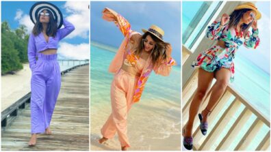 Sneak peek at Hina Khan’s gorgeous looks from the Maldives