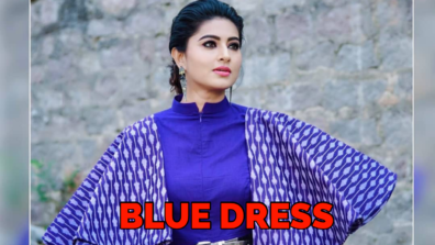 Sneha Prasanna Look Stunning In Blue Dress With Oversized Sleeves