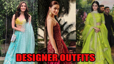 Some of Alia Bhatt’s pretty gorgeous designer outfits, see here