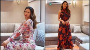Sonam Bajwa In Floral Printed Dresses, See Here