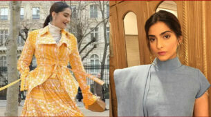 Sonam Kapoor Looks Amazingly Gorgeous In Turtleneck Long Dress, See Pictures