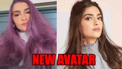 Sonam Kapoor stuns with her purple hair look, check pictures