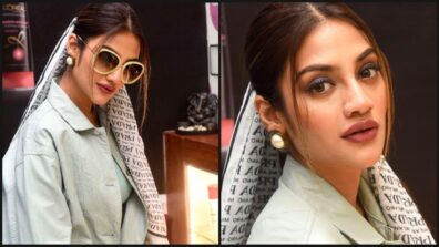 Speechless!! Nusrat Jahan Stunning Looks In Pastel Shirt With Glasses And Pretty Earrings