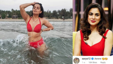 Spicy Hot: Kundali Bhagya Ruhi Chaturvedi wears red bikini, Shraddha Arya loves it