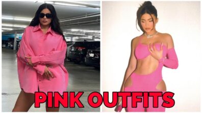 Spicy hot looks of Kylie Jenner in pink, see here