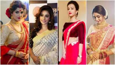 Srabanti Chatterjee, Sayantika Banerjee, Koushani Mukherjee, Ritabhari Chakraborty’s Hottest Looks in Sequin Sarees