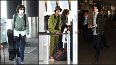 Stunning Airport Looks Of Cute Teen Actor Finn Wolfhard