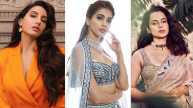 Style on Point: Nora Fatehi, Pooja Hegde & Kangana Ranaut look royal in latest stylish pictures, fans love it