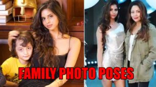 Here Are 5 Simple Family Photo Poses Tips To Take From Suhana Khan