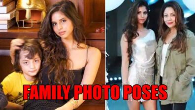 Here Are 5 Simple Family Photo Poses Tips To Take From Suhana Khan