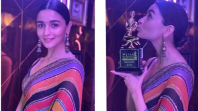 Superb Looks Of Alia Bhatt In Metallic Saree, See Photos Here