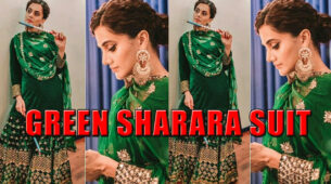 Taapsee Pannu Makes Style Statements In Bright Green Sharara, See Picture!