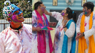 Taarak Masti: This is how Ambika Ranjankar & Samay Shah had fun on Holi