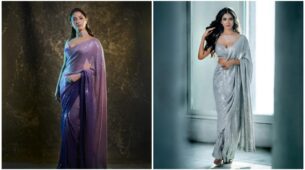 Tamannaah Bhatia In Purple Sequin Vs Malavika Mohanan In Silver Sequin: Which Chic Saree Look Would You Go For?