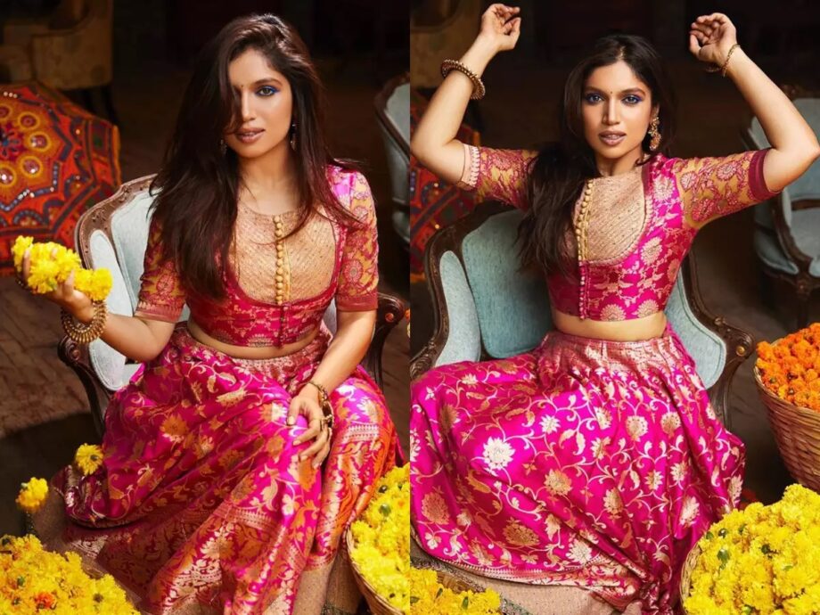 Tara Sutaria Vs Bhumi Pednekar Vs Athiya Shetty: Whose Bridal Outfit Looks You Would Opt For? See Here - 1