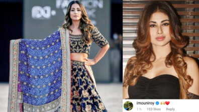 The Show Stopper: Hina Khan honour walks for Tatwamm in gorgeous embellished blue lehenga, Mouni Roy falls in love