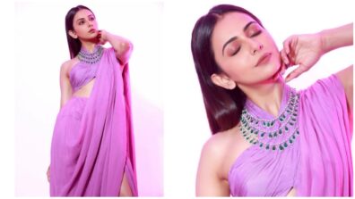 Throwback!! Rakul Preet Singh’s mesmerizing looks in pink saree drape