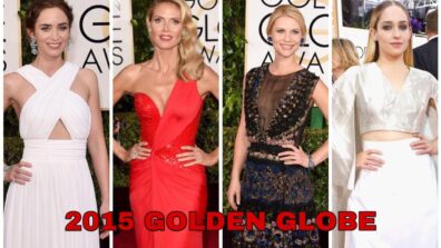 Throwback To 2015 Golden Globe Awards: Emily Blunt Vs Heidi Klum Vs Claire Danes Vs Jemima Kirke: Which Diva Looked More Stylish?