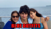 Throwback To Stunning Blue Looks Of Sara Ali Khan With Mom Amrita And Brother Ibrahim