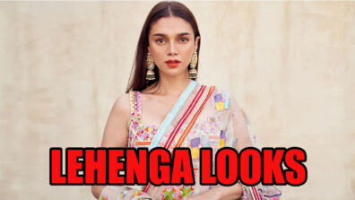 Top 3 Glamorous Looks Of Aditi Rao Hydari In Lehenga For A Magazine