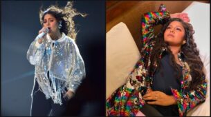 Top 3 Glittery Jacket Looks Of Beauty Sunidhi Chauhan, See Photos