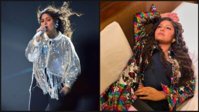 Top 3 Glittery Jacket Looks Of Beauty Sunidhi Chauhan, See Photos