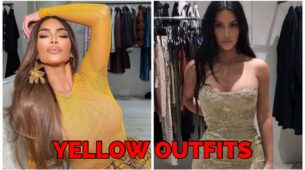 Top 3 Shining Looks Of Kim Kardashian In Yellow Dresses