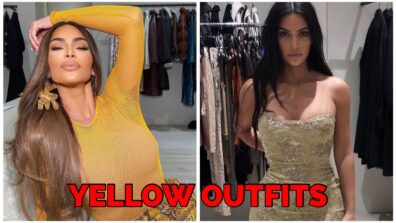 Top 3 Shining Looks Of Kim Kardashian In Yellow Dresses