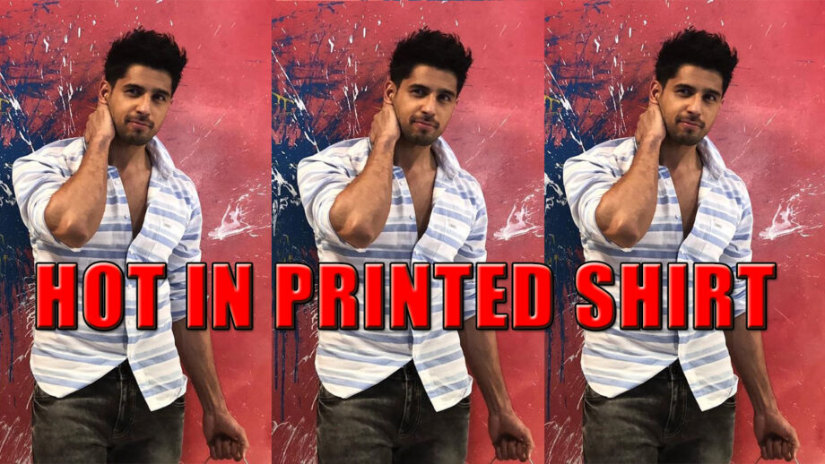 Top 5 Hot Looks Of Sidharth Malhotra In Printed Shirts 338511