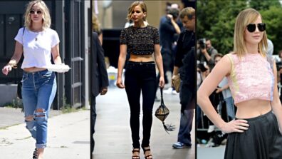 Top 5 Hot Navel Show By Jennifer Lawrence In Stylish Outfits, See Here