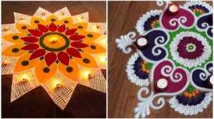 3 Easy Rangoli Designs For Special Occasion