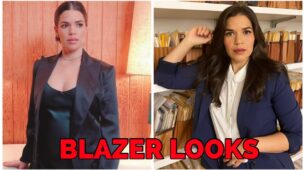 Top blazer looks of gorgeous Hollywood actress: America Ferrera